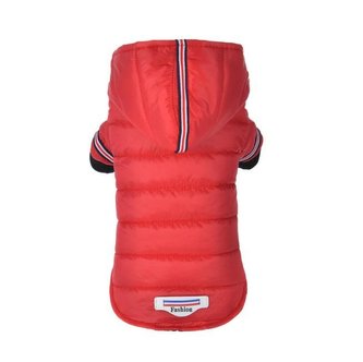 Nepromokavá bunda Winter pro psa Červená XS