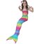 Kostým Mořská Panna Mermaid 3-pack Rainbow 140