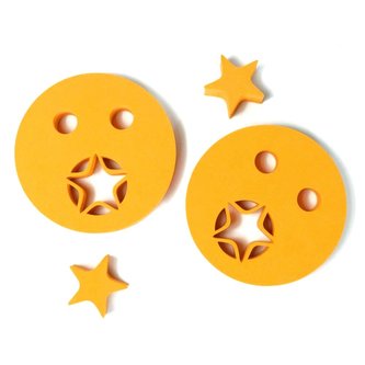 Nadlehčovací kroužky HVĚZDIČKA  Oranžová