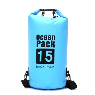 Vodotěsný vak Ocean přes rameno 15 L Modrá
