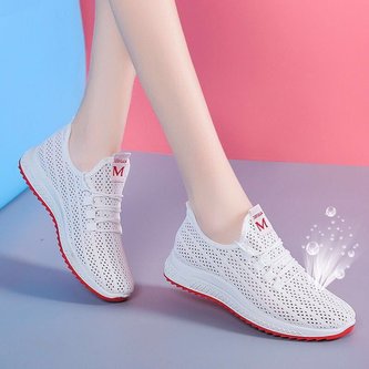 SaYt Sneakers Breathable Women Red/White EU 39