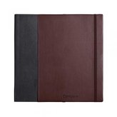 Poznámkový blok A4 Compera PU C8001 Černá