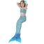 Kostým Mořská Panna Mermaid 3-pack Sky Blue 130