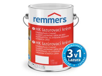 Remmers - HK lazurovací krém 2,5l Nussbaum / Ořech