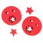 Nadlehčovací kroužky HVĚZDIČKA  Červená