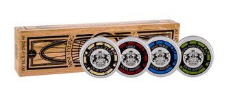 DEAR BARBER Fibre stylingová guma 20 ml + matná stylingová pasta Mattifier 20 ml + stylingový krém Shaping Cream 20 ml + fixační pomáda Pomade 20 ml