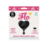 FLO Menstruační kalhotky černé XL