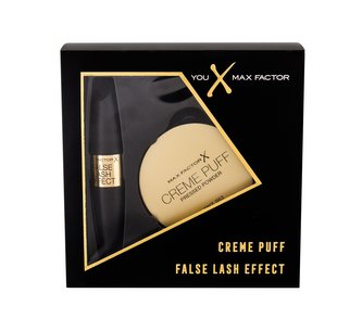 Max Factor Creme Puff pudr 21 g + řasenka False Lash Effect Black 13,1 ml