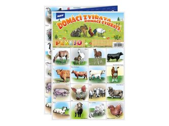 Pexeso MFP 3xA4 Domácí zvířata