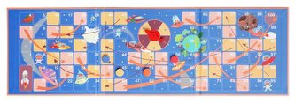 Scratch Magnetyczna gra podróżna Drabina ze spinnerem Kosmos