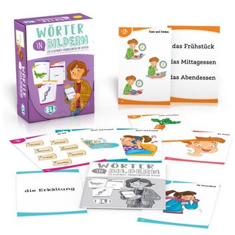 Wörter in Bildern: karty obrazkowe z grami językowymi do nauki niemieckiego + e-flashcards Wörter in Bildern: karty obrazkowe z grami językowymi do nauki niemieckiego + e-flashcards