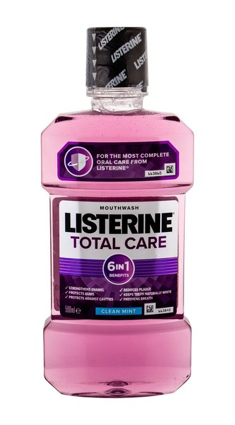 Listerine Mouthwash Ústní voda Total Care Clean Mint 500 ml unisex