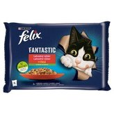 Kapsička Felix Fantastic multipack kuře a rajčata + hovězí a mrkev 4x85g