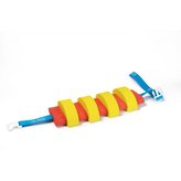 Plavecký pás 9 dílků Žlutá/Červená