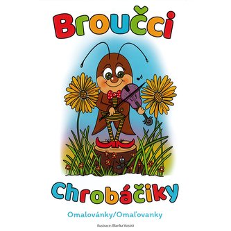 Omalovánka A4 podle čísel - Broučci