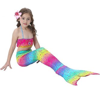 Kostým Mořská Panna Mermaid 3-pack Rainbow 120