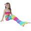 Kostým Mořská Panna Mermaid 3-pack Rainbow 120