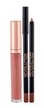 Makeup Revolution London Retro Luxe lesk na rty 5,5 ml + konturovací tužka na rty 1 g