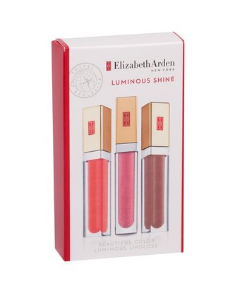 Elizabeth Arden Beautiful Color lesk na rty 6,5 ml + lesk na rty 6,5 ml Sweet Pink + lesk na rty 6,5 ml Latte