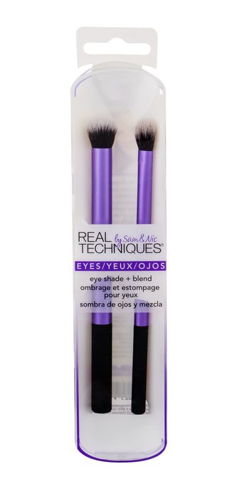 Real Techniques Brushes kosmetický štětec Base Shadow 1 ks + kosmetický štětec Deluxe Crease 1 ks