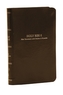 KJV Holy Bible: Pocket New Testament with Psalms and Proverbs, Brown Leatherflex, Red Letter, Comfort Print: King James