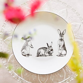 Velikonoční talíř DIBI | dezertní talíř | 21 cm | 886657 Homla