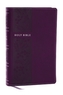 NKJV Personal Size Large Print Bible with 43,000 Cross References, Purple Leathersoft, Red Letter, Comfort Print (Thumb