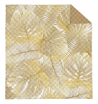 DETEXPOL Přehoz na postel Monstera Gold  Polyester, 170/210 cm
