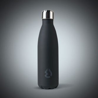 Water Revolution Nerezová Termo láhev na pití černá  Potravinářská nerezová ocel 18/8, 500 ml