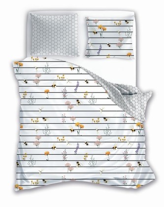 FARO Povlečení Včelky  Bavlna, 140/200, 70/90 cm