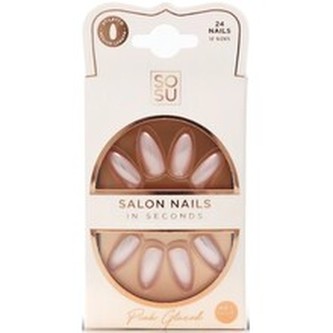 SOSU Cosmetics Umělé nehty Pink (Salon Nails) 24 ks woman