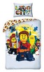 HALANTEX Povlečení Lego City grey  Bavlna, 140/200, 70/90 cm