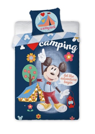 FARO Povlečení Mickey camping  Bavlna, 140/200, 70/90 cm