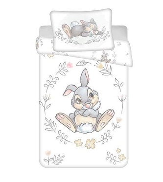 JERRY FABRICS Povlečení do postýlky Dupík White baby  Bavlna, 100/135, 40/60 cm