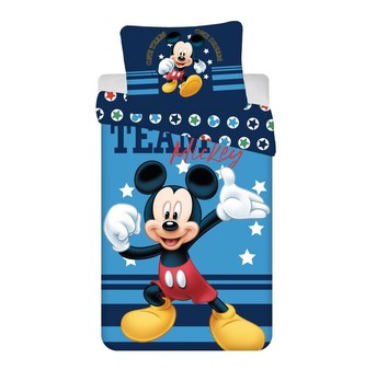 JERRY FABRICS Povlečení Mickey Team  Bavlna, 140/200, 70/90 cm