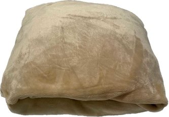 JERRY FABRICS Prostěradlo mikroplyš béžová  Polyester, 90/200 cm