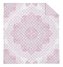 DETEXPOL Přehoz na postel Mandala rosé  Polyester, 220/240 cm