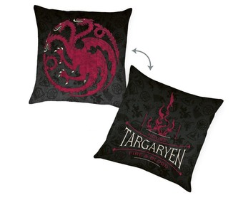 HERDING Polštářek Hra o trůny Targaryen  Polyester, 40/40 cm