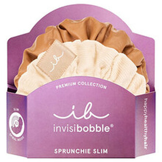 Invisibobble Gumička do vlasů Sprunchie Slim Premium Creme de Caramel 2 ks woman