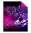DETEXPOL Přehoz na postel Music Noty  Polyester, 170/210 cm