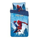 JERRY FABRICS Povlečení Spiderman Blue 04 Bavlna, 140/200, 70/90 cm