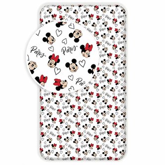Prostěradlo Mickey a Minnie Paříž Eiffelova věž 90/200
