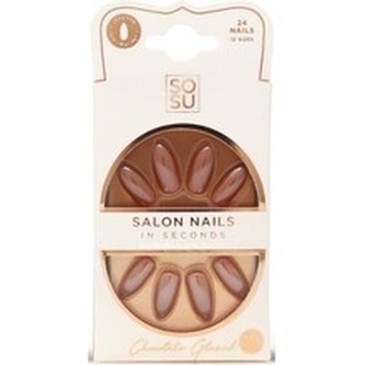 SOSU Cosmetics Umělé nehty Chocolate (Salon Nails) 24 ks woman