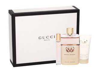 Gucci Gucci Guilty parfémovaná voda 90 ml + tělové mléko 50 ml + toaletní voda 7,4 ml Gucci Gucci Guilty parfémovaná voda 90 ml + tělové mléko 50 ml + toaletní voda 7,4 ml