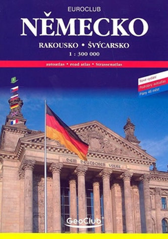 Německo Rakousko Švýcarsko 1: 300 000