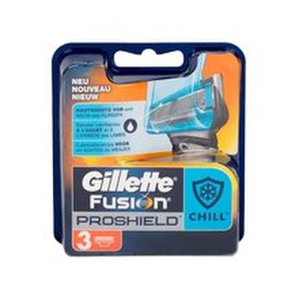 Gillette Fusion Proshield Náhradní břit Chill 3 ks pro muže