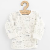 Kojenecká košilka s bočním zapínáním New Baby My Cars - velikost 62 (3-6m)