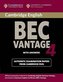 Cambridge BEC 4 Vantage Student´s Book with answers : Examination Papers from University of Cambridge ESOL Examinations