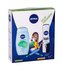 Nivea Clay Fresh sprchový gel 250 ml + čisticí krém 3v1 Urban Skin Detox Clay Wash 150 ml + antiperspirant sprej Black & White Invisible Fresh 150 ml