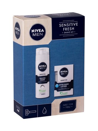 Nivea Men Sensitive voda po holení 100 ml + pěna na holení 200 ml